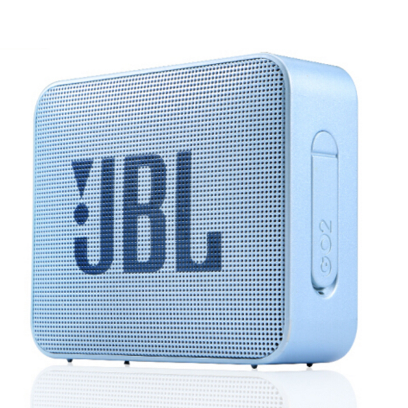 JBL GO2 音乐金砖二代 蓝牙音箱 低音炮 户外便携音响 迷你小音箱 可免提通话 防水设计 湖冰蓝
