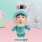 diy人脸娃娃钥匙扣照片玩偶3d公仔挂件闺蜜节日创意生日礼物
