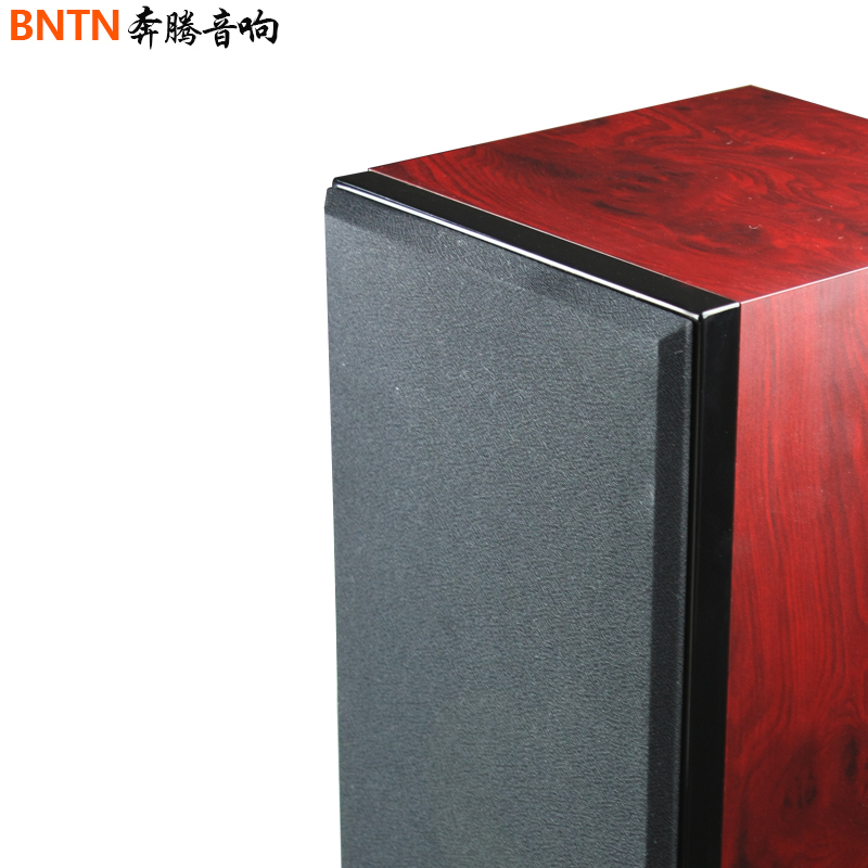 奔腾(BNTN)前置音响 家庭影院主音箱 2.0声道HiFi/木质/高保真落地箱 需搭配功放 送音箱线10米 加州2号