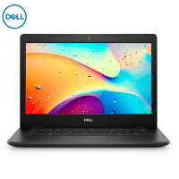 戴尔（DELL）灵越3482-1105B 14.0英寸商务办公便携手提学生轻薄本游戏笔记本电脑（intel N4000 8G 1TB+128GB固态 核显）黑色