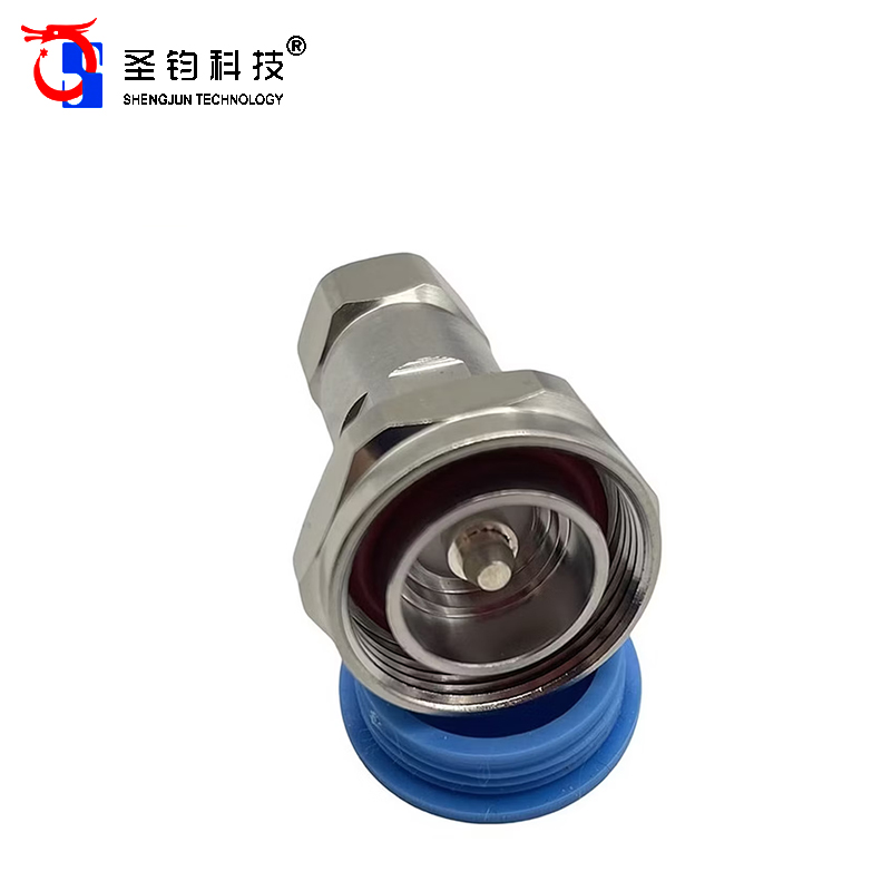 圣钧科技SHENGJUN TECHNOLOGY 1/2馈线接头 DIN型公头+个高清大图