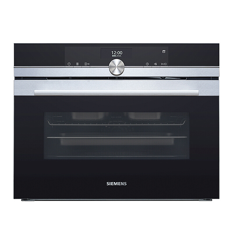 西门子(SIEMENS) 嵌入式蒸气烤箱 47升 蒸烤一体 原装进口 CS656GBS1W