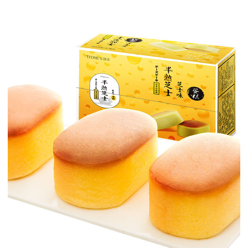顶丰 半熟芝士蛋糕 90g*8粒