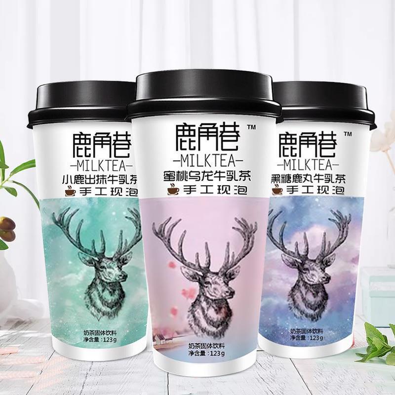 鹿角巷牛乳奶茶蜜桃乌龙味123g