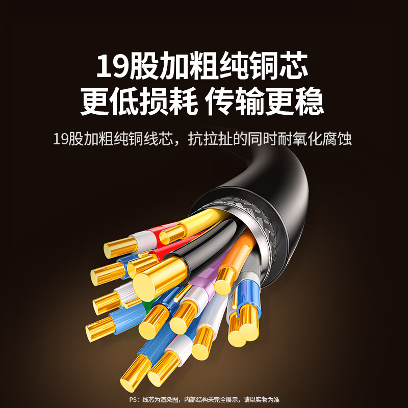 绿联 HD175 HDMI2.1 高清视频线 2m高清大图