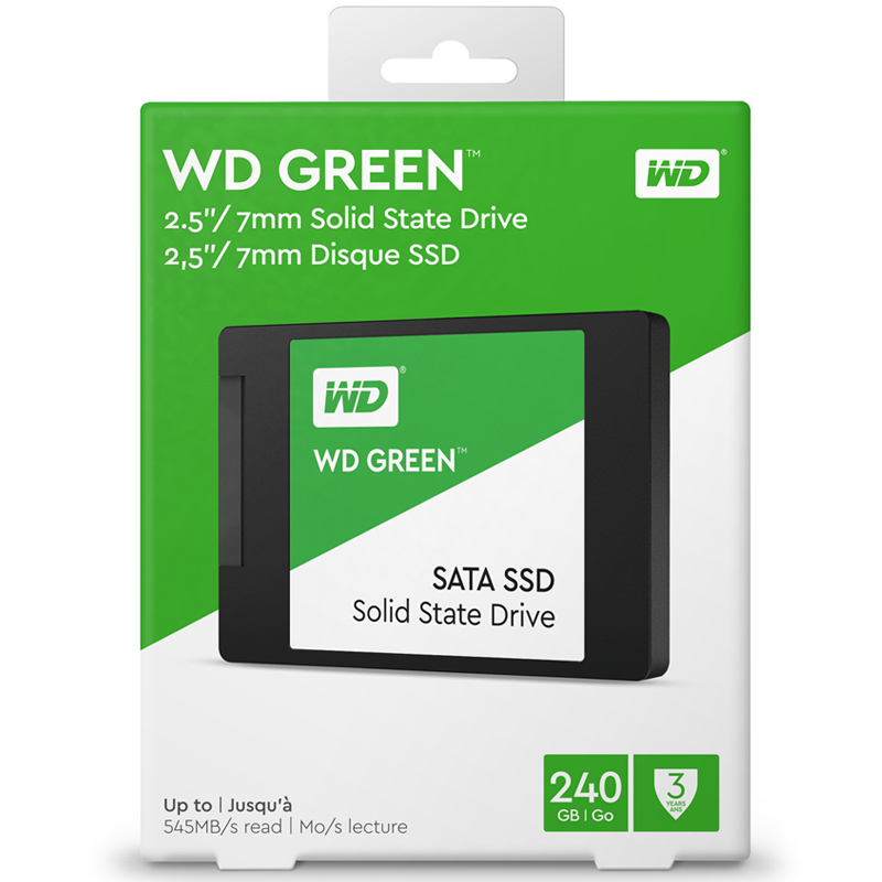 西部数据(WESTERN DIGITAL) Green系列 240GB SATA接口 SSD固态硬盘