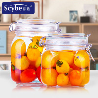 [Scybe]喜碧斯格750ML玻璃密封罐玻璃瓶储物罐蜂蜜瓶酵素瓶奶粉糖果罐泡酒瓶