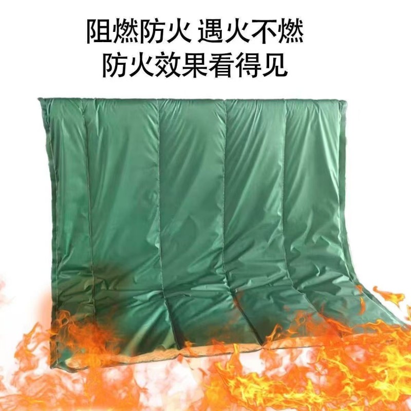 中锦科技 防寒被防火阻燃保温被保温棉 双面阻燃布[颜色可调] 平方米高清大图