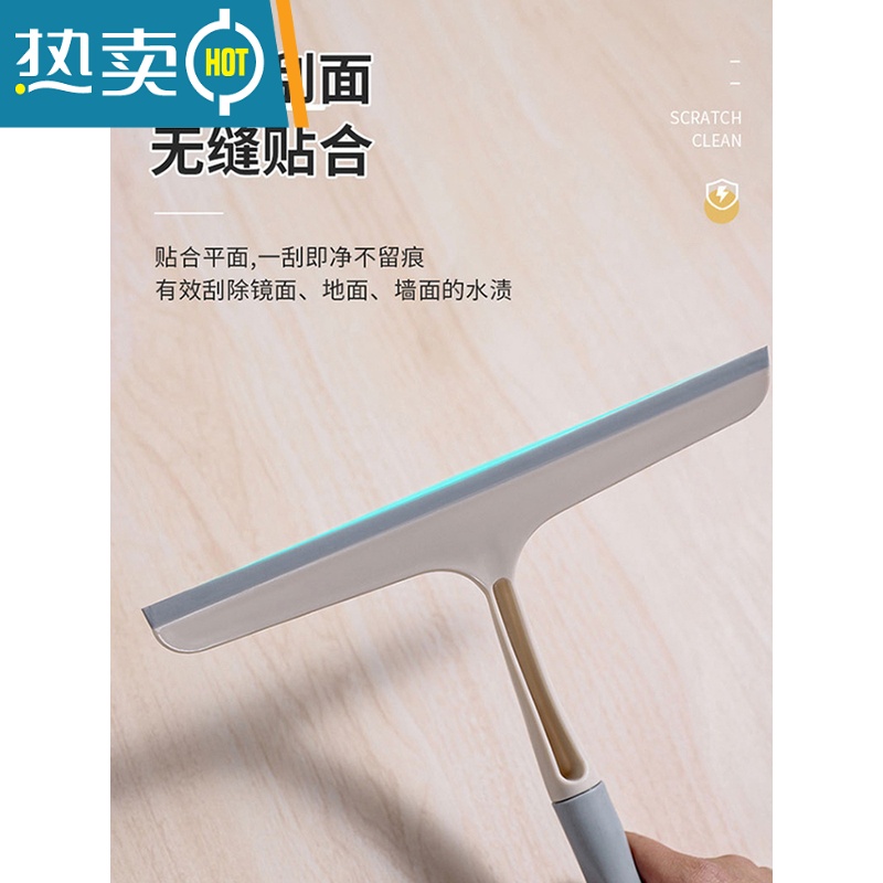 敬平擦玻璃器擦窗户清洗双面擦搽窗刮水玻璃刮子器家用专用清洁工具 [粉色]2个装送挂钩高清大图