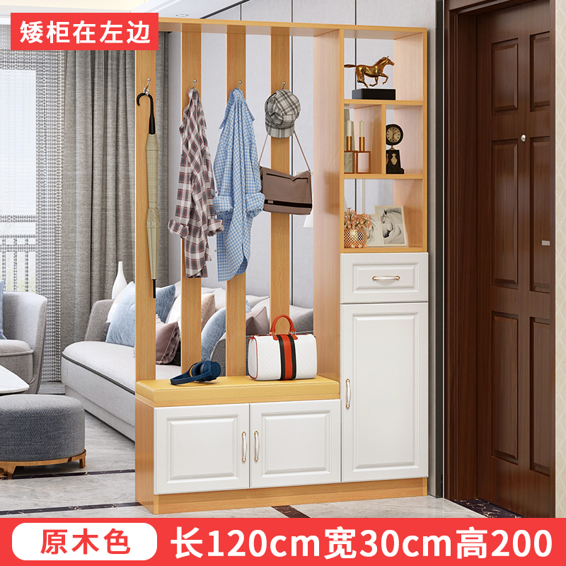 酒柜现代简约进玄关隔断柜客厅屏风柜鞋柜一体小户型隔断装饰柜高清大图