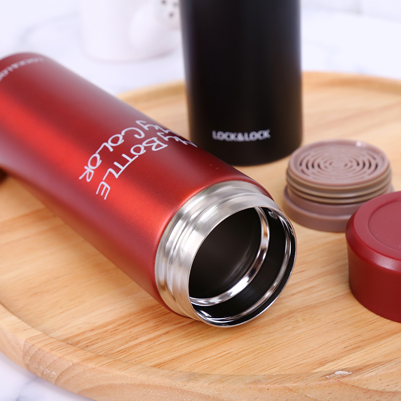 乐扣乐扣(lock&lock)缤纷保温杯保温保冷杯子304不锈钢 LHC4014R (330ml)红色