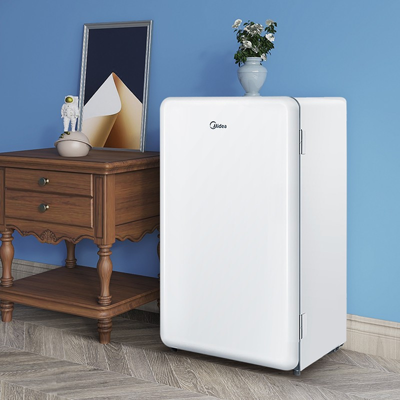 美的(midea)93升单门直冷节能低音小型美冰箱