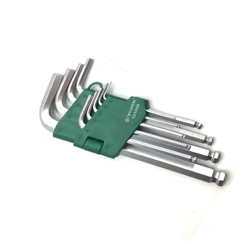 约克(YONK) 9pcs 亚光公制中长内六角 件高清大图