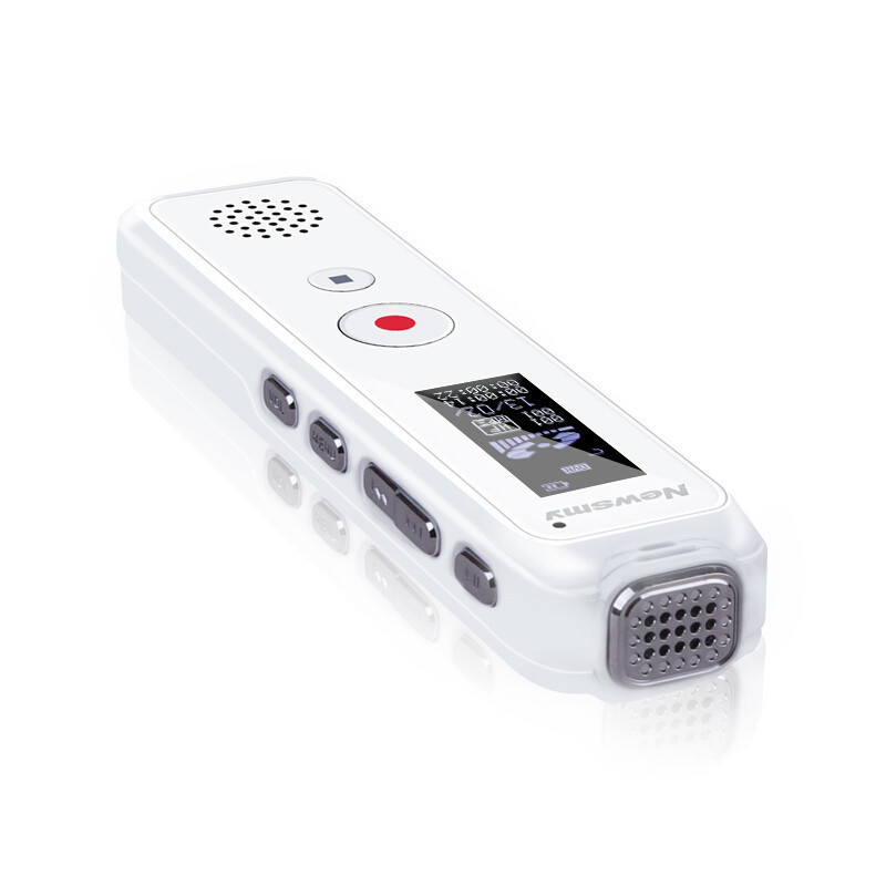 [苏宁自营]纽曼(Newsmy) 录音笔 RV90 16G 白色 微型 会议 执法取证 采访学习 专业 降噪 远距录音笔