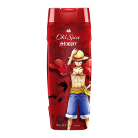 [海贼王限量版]欧仕派Old Spice男士沐浴露洗发水套装 黑标古龙味473ml+3合1洗发润发532ml