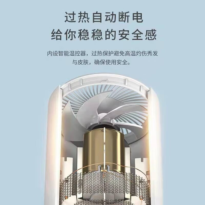 上亨吹风机SHZH-LC16W043灰红色高清大图