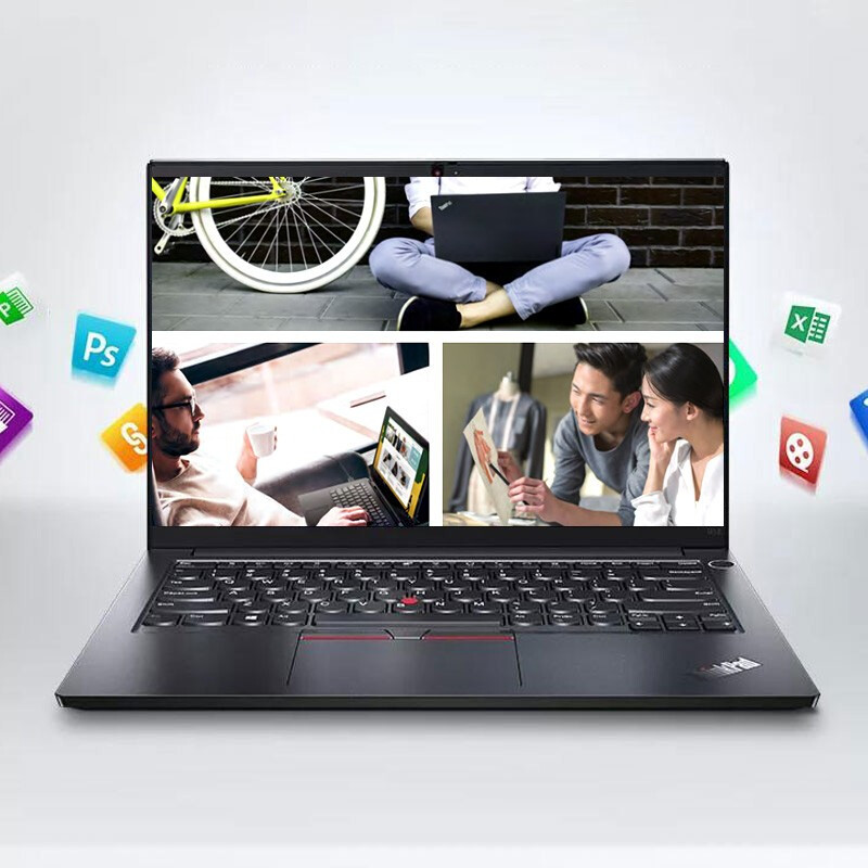 联想ThinkPad R14 14英寸 11代酷睿高性能轻薄本笔记本电脑 i5/16G/512G/2G独显/指纹识别/黑 商务办公网课学习电脑ThinkBook升级款笔记本
