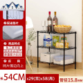 三层厨房置物架调料架烤箱储物架客厅整理收纳微波炉架子_1_287