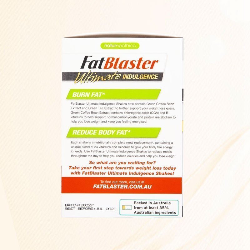 [董璇推荐]Fatblaster/极塑极限放纵代餐奶昔(岩石蛋糕口味) 7袋/盒 231g 膳食营养补充剂