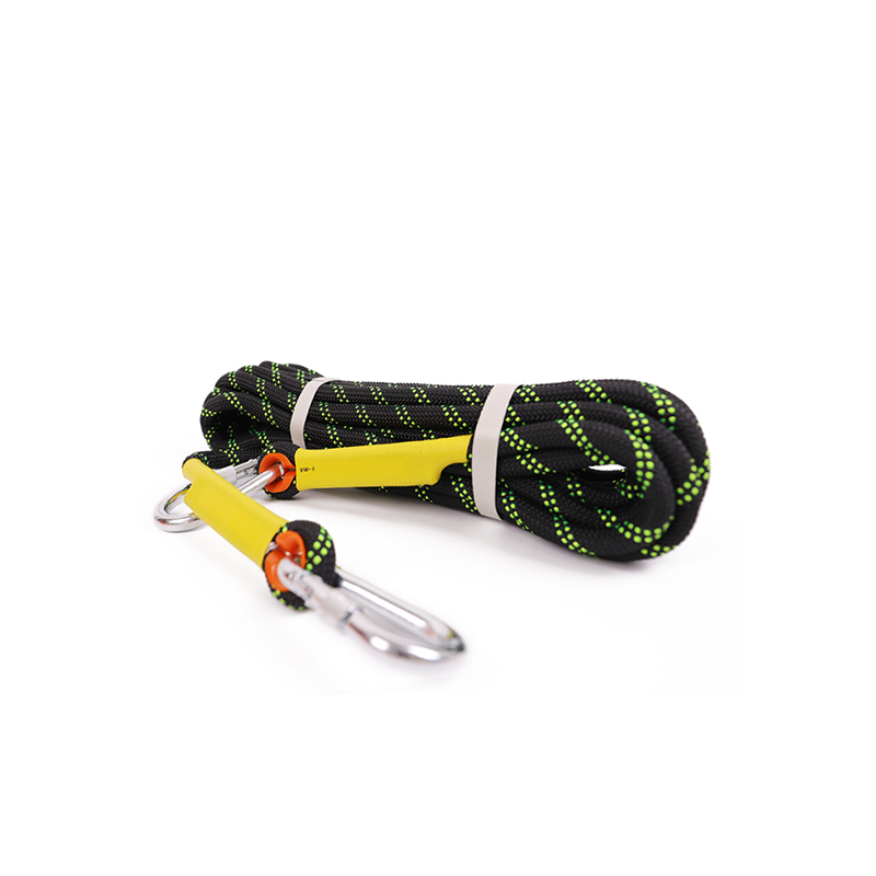 車仆(CHIEF)援邦登山绳12mm/动力绳黑色60米