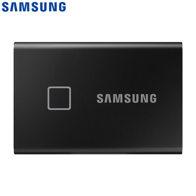 三星2TB Type-c移动硬盘 固态PSSD 指纹识别 NVMe高速传输1050MB/秒 T7 Touch经典黑