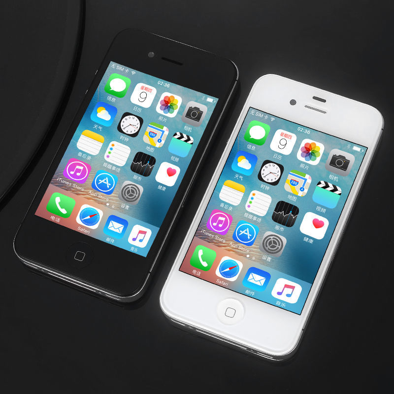 4代白色 8g 二手手机4iphone备用机4s4s手机学生老人智能简单便宜机