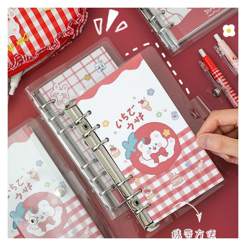 爱可少女心活页手账本 约简ins风便携随身女生款小号帐笔记本子