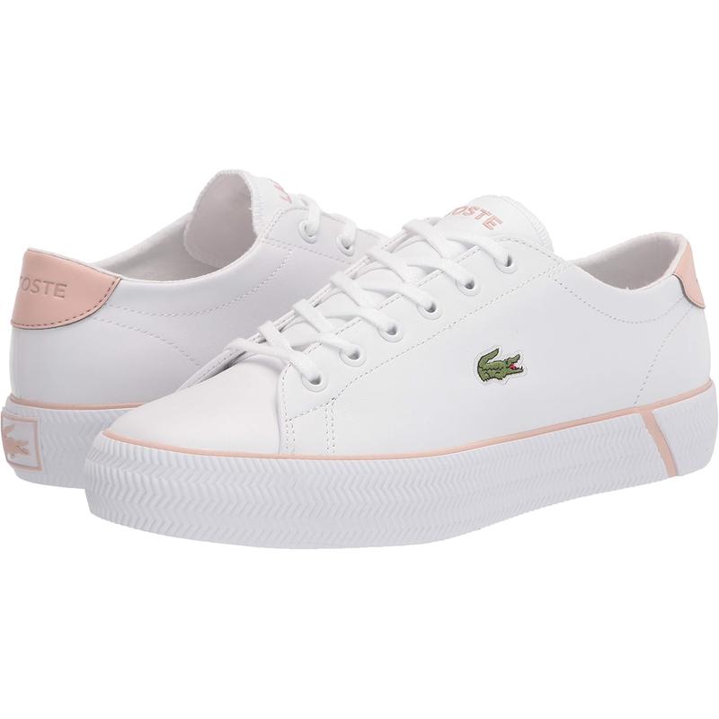 Lacoste女士休闲板鞋百搭舒适透气运动鞋春夏轻便潮流帆布鞋高清大图