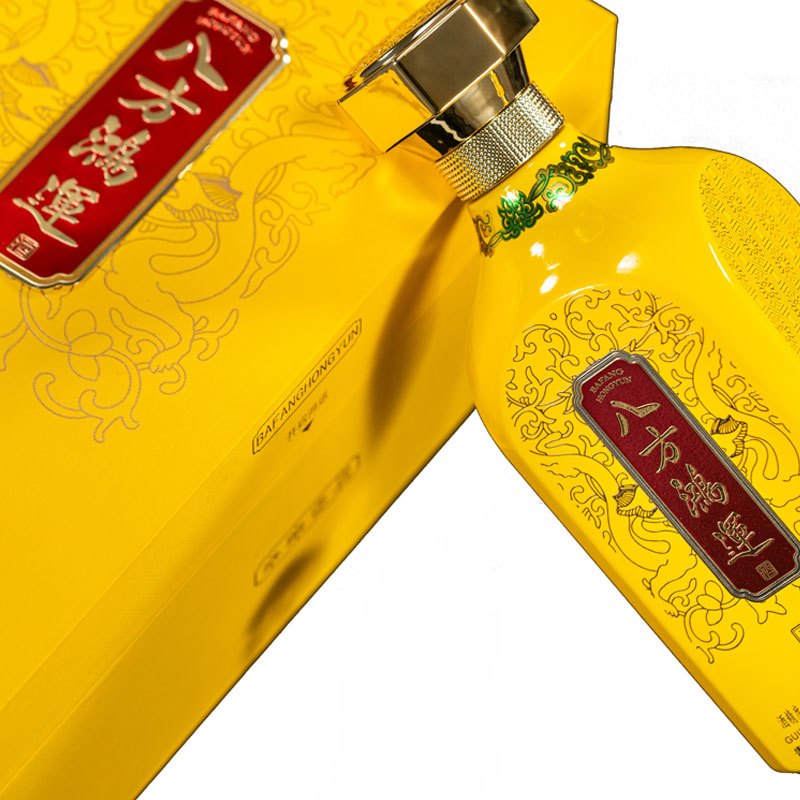 八方鸿运黄金53度酱香型白酒500ml单瓶装