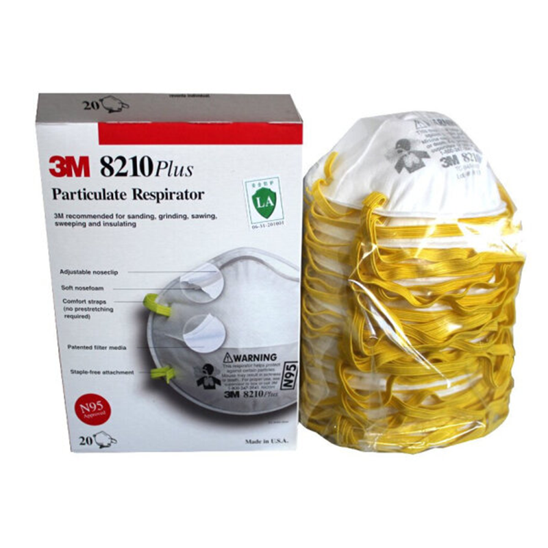 3M N95带阀颗粒物防护口罩8210VCN