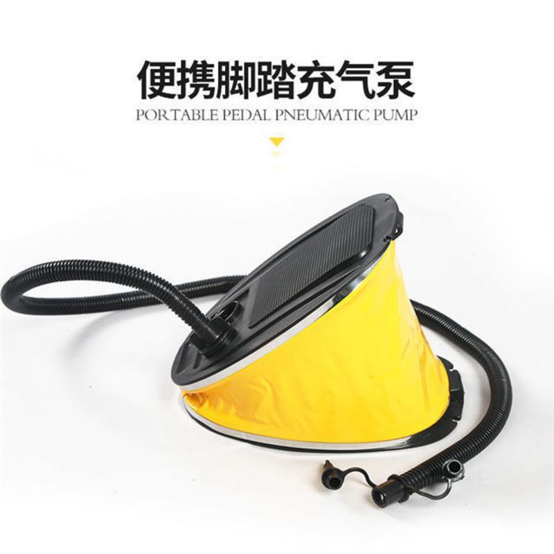 户外充气床垫脚踩充气泵脚泵游泳圈打气筒充气船橡皮艇脚踏充气泵 标准5L