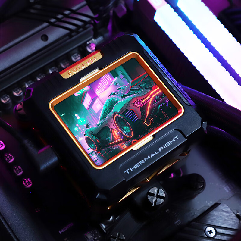 利民FROZEN WARFRAME 360 BLACK ARGB 寒冰装甲一体式水冷散热器三排水冷散热CPU散热器高清大图