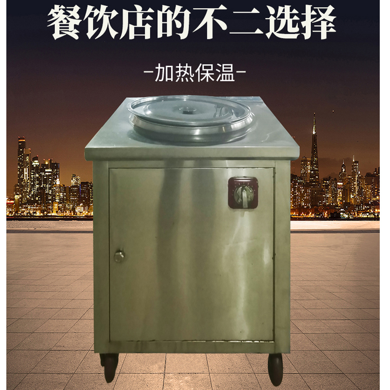 今创 (jinchuang) 米饭桶车采用SUS304不锈钢板,厚度1.2mm制作,600*600*800