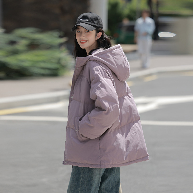 [2.5折价282元]唐狮秋冬新款女连帽斜插口袋羽绒服高级感无性别羽绒别致百搭