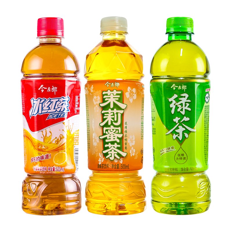 今麦郎绿茶冰红茶茉莉花茶酸梅汤冰糖雪梨蜂蜜柚子青梅绿茶饮料500ml