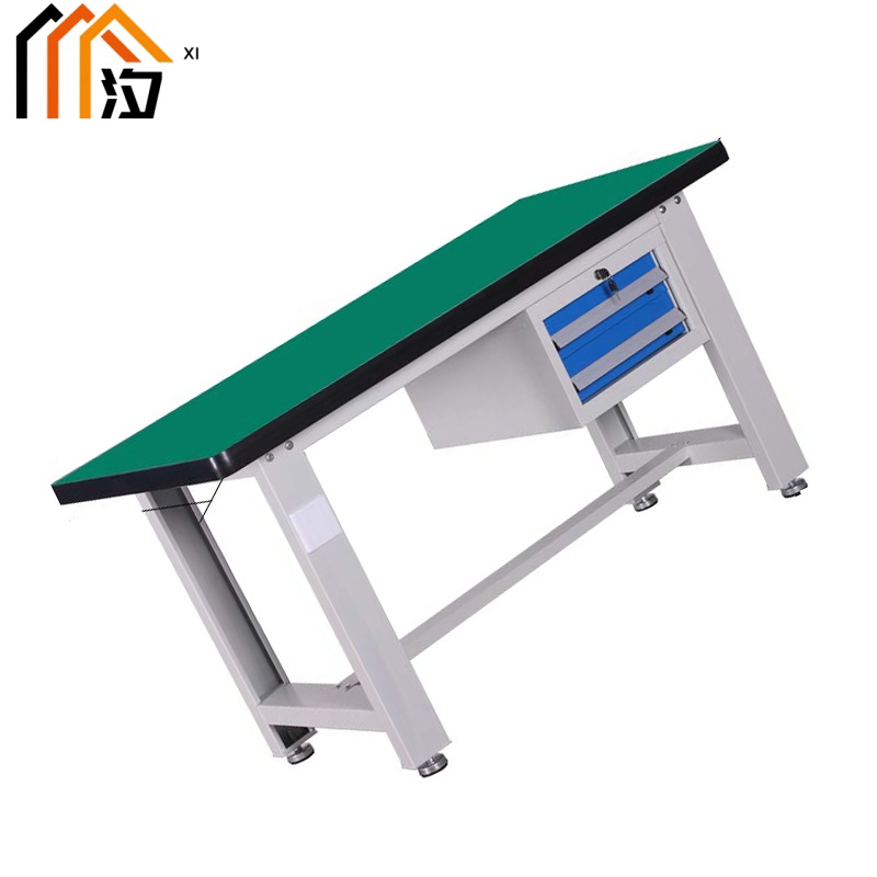 汐重型钳工操作台 工具桌210cm张高清大图