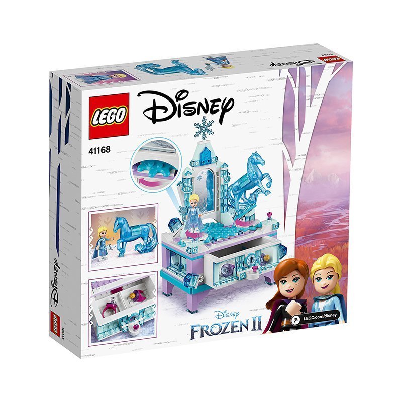 LEGO乐高6岁以上300颗冰雪奇缘2创意珠宝盒41168玩具