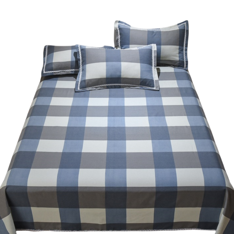 亿洛莱 格子凉席 230*240cm 套高清大图