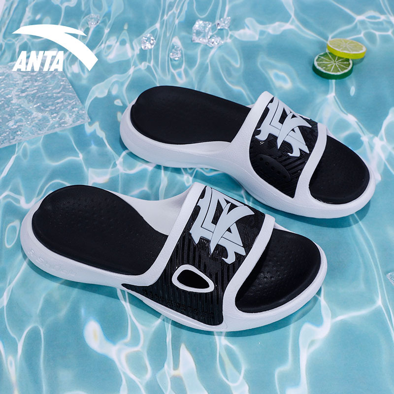 安踏c37运动拖鞋男夏季软底外穿防水轻便凉潮流拖鞋112131801