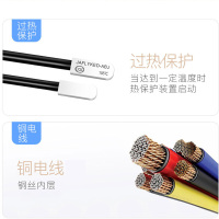 南极人按摩枕NBX8F50373 豪华充电款中国红颈椎按摩器肩颈部腰部按摩仪多功能全身家用车载电动按摩枕头