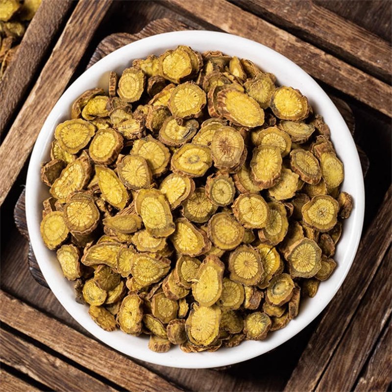 甄选黄芩100克干货正品新货黄芩片干煮水泡茶芩黄苓根大片另售黄连栀子高清大图