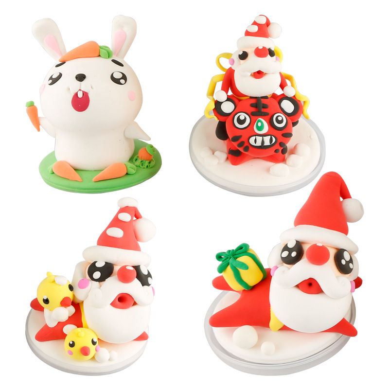 儿童橡皮泥彩泥超轻粘土太空泥水晶泥3-6岁手