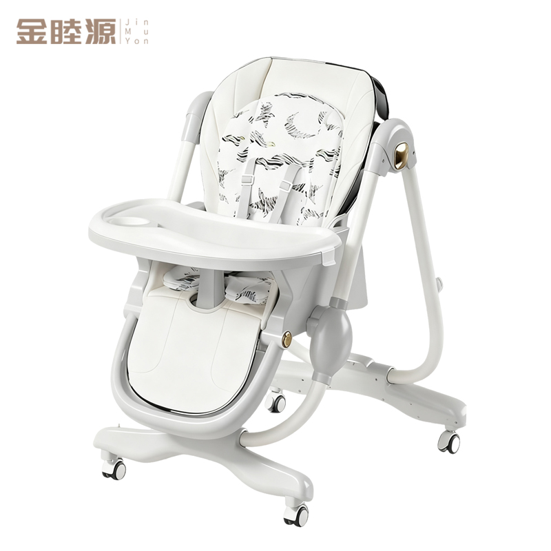 金睦源 JIN MU YON 儿童餐椅 墨白银 张高清大图