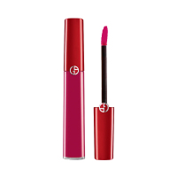 阿玛尼(GIORGIO ARMANI) 唇釉臻致丝绒哑光复古口红液体唇膏 红管唇釉504# 浅桃色6.5ml