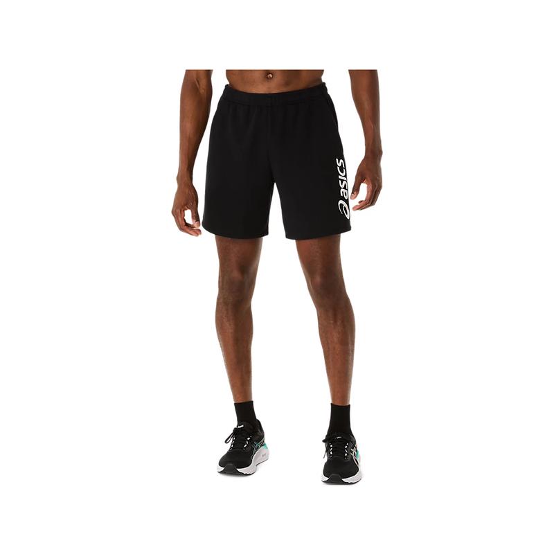 亚瑟士(ASICS)ASICS棉质法式毛巾布运动短裤弹性腰带侧兜透气舒适高清大图