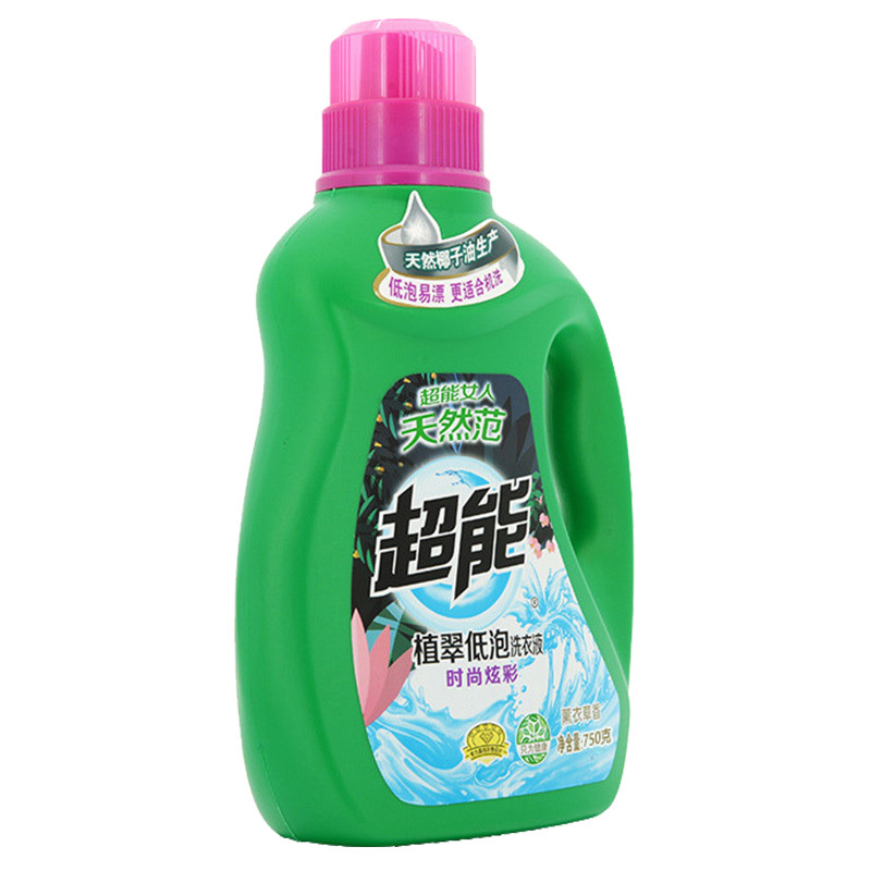 750g*10超能植翠洗衣液(时尚炫彩)[纳爱斯]