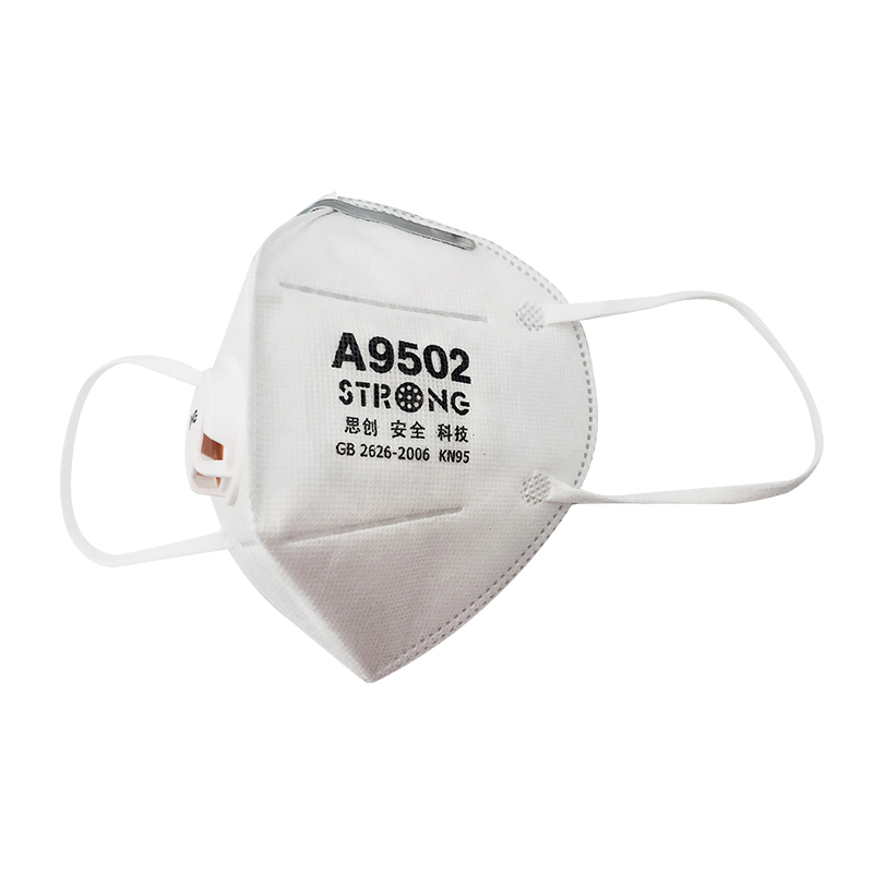 思创科技 30个/盒 耳挂式 带呼吸阀 KN95防颗粒物 折叠 口罩 ST-9502L(单位:盒)