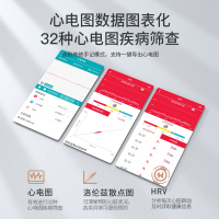 dido智能手环血压血氧高精准监测心电图心率脉搏心脏睡眠老人游泳运动测高压器健康手表适用华为苹果手机通用 Y2墨绿标配