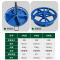 电缆放线盘圆盘卧式电缆落地放线架电工电力光缆放线支架圆盘
