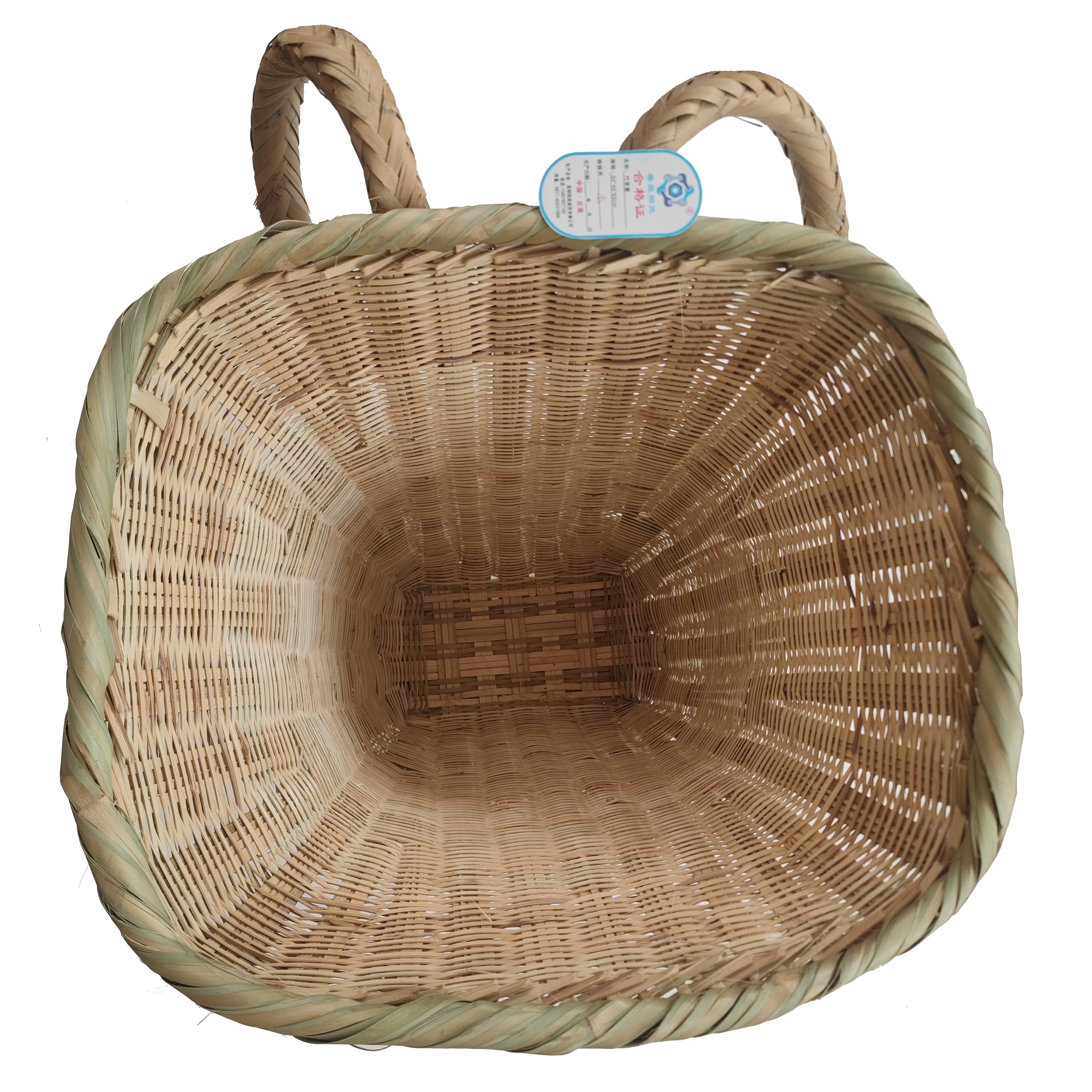 春昆阳岚 竹背筐 50*55*65cm 个高清大图